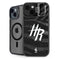 NBA Houston Rockets Black Animal Print iPhone 15 Kickstand Case